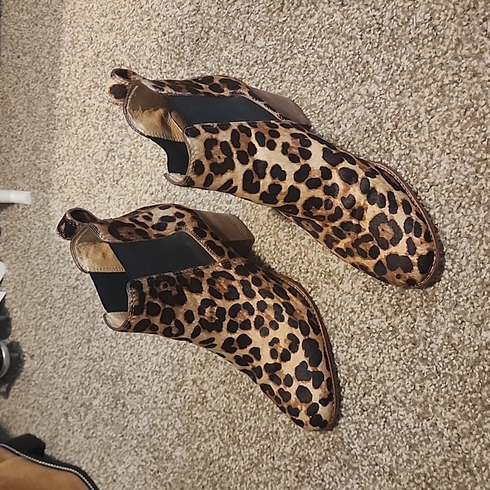 Madewell Leopard Calfhair Boot